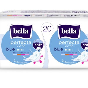 Прокладки Белла Perfecto Ultra blue 4 капель упак/20 шт