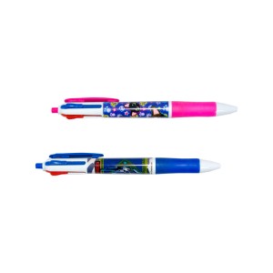 Ручка шариковая детская автомат 4 в 1 мультики