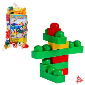 Конструктор Полесье "Юниор" (69 деталей в мешке) /6660