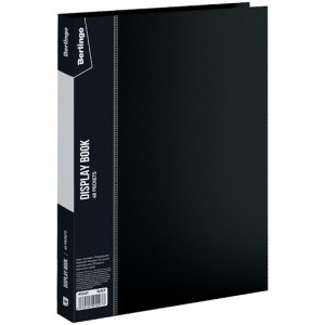 Папка с файлами 40 шт Berlingo черная/2439