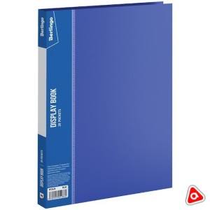 Папка с файлами 20 шт Berlingo Standart синяя / МТ2428