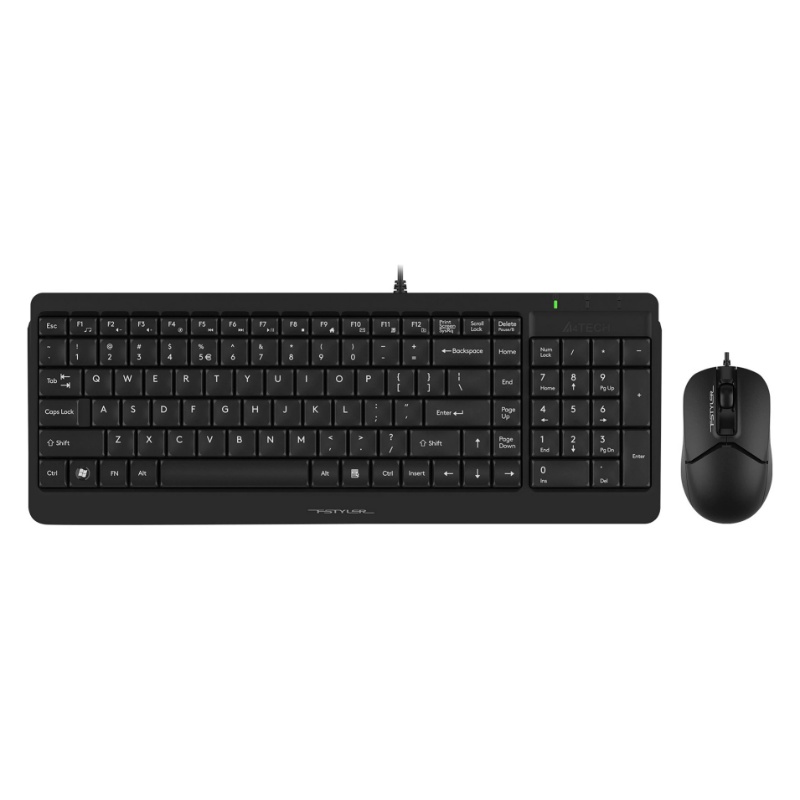Клавиатура+мышь A4tech F1512S-Black Fstyler USB