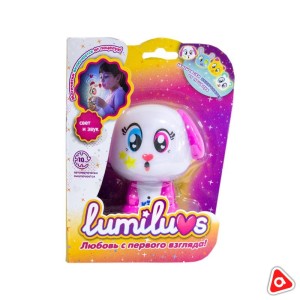 Ночник LUMILUVS Собака Сосо (малиновая)10