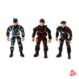 Игрушка Набор солдатиков "Борцы" 3 шт в наборе /1565825