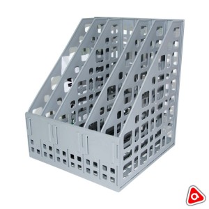 Лоток верт. 5 секц. Стам пластик серый ЛТ84