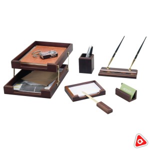 Наст набор 9 предм Good Sunrise красное дерево c ковриком / М9D1-79