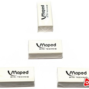 Ластик MAPED "Essentials Soft" 40х18 мм, белый /уп 36 шт /4117