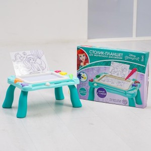 Столик- планшет для магнитного рисования 3 в1 "Русалочка" Принцессы 5221839/8393