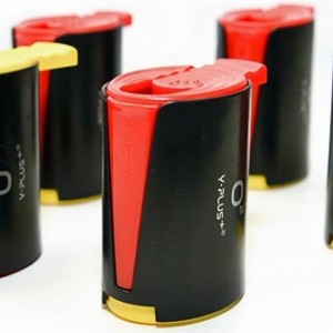 Точилка 2 отв BV Happysharp Собачки цилиндр пластик / 35-0011
