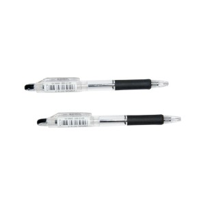 Ручка шариковая JIMNIE RT Zebra автомат 0.7 mm черный стержень c резин. держ 6510