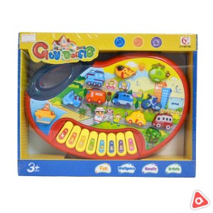 Пианино музыкальное Дельфин/Улитка на батарейках / 223/117