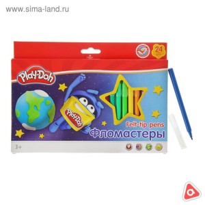 Фломастеры 24 цв Play-Doh PDCP-US1-8MB-24