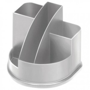 Органайзер без напол.5 отделов Стамм Авангард пластик серый ОР51