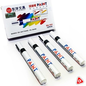 Маркер по металлу TOYO PAINT черный в у/12шт