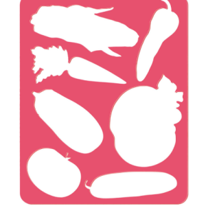 Трафарет для рисования Стамм "Овощи" / ТТ96