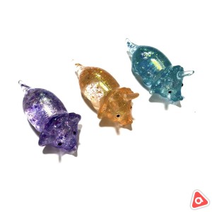 Антистресс Динозаврики мягкий гелевый с блестками в пакете