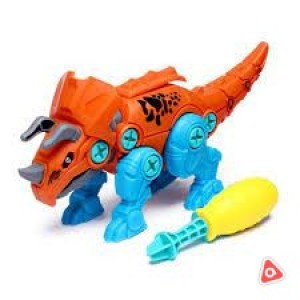 Конструктор винтовой Трицератопс с отверткой /7015998