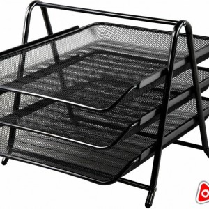 Лоток гориз. 3-х секц. BASY / Rambo/Worksafe металлический, чёрный /2003/2001