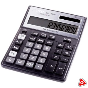 Калькулятор 16 разр Citizen SDC - 435N аналог