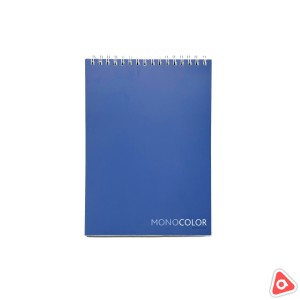 Блокнот на пружине А5 Art Space "MONOCOLOR" 80 л в клетку, однотонный, ассорти /22521