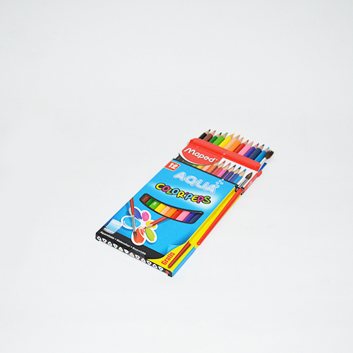 Карандаши 12 цв + кисть акварельные MAPED 836011