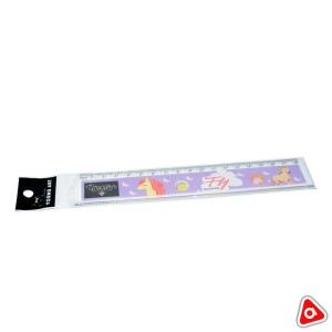 Линейка пластиковая гибкая 15 см BV Happy Graphix / 45-0007