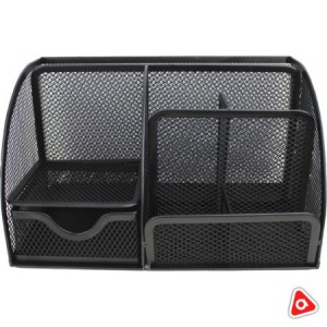 Органайзер без напол. BASY металлический сетчатый 7 отдела черный /9075