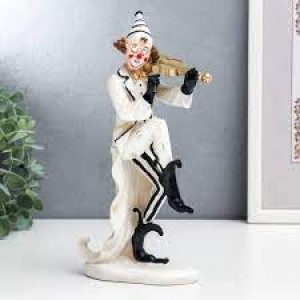 Сувенир полистоун "Клоун со скрипкой" /5469625