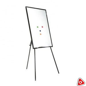 Доска флипчарт, маркерно-магнитная 60х90 DELI на треноге 7885