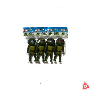 Игрушка черепашки ниндзя Ninja Turtles в пакете 4 шт / 8806В