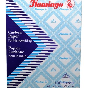 Копировальная бумага Flamingo синяя 100л