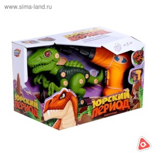Игрушка конструктор "Юрский период" в ассорти с эл. шуруповертом /5082375/5082374