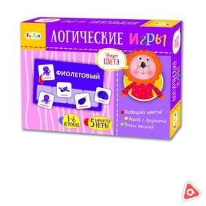 Игры логические "Подбирай по смыслу"/ "Учим цвета" F1205003P /F1205002P