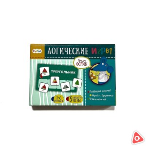 Игры логические "Учим формы" 5 вариантов игры F1205001P
