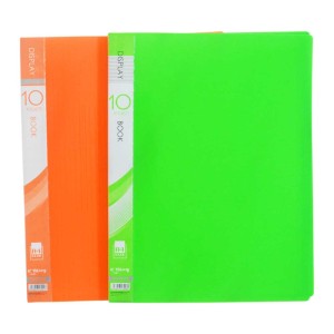 Папка с файлами 10 шт БЮРОКРАТ синяя /816922