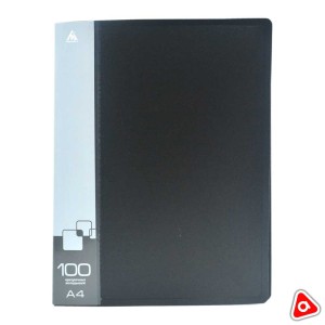 Папка с файлами 100 шт БЮРОКРАТ черная / 1508791