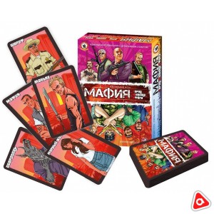 Игра настольная "МАФИЯ" Город.Тишина.Афёра, 17 персонажей /03728