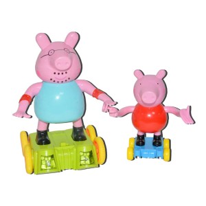 Свинка Пеппа на гироскутере (в наборе 2 шт) / 66105
