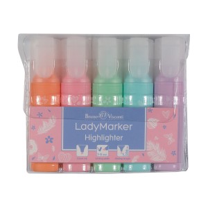Маркер/ набор текст 5 цв BV LadyMarker pastel / 22-0061
